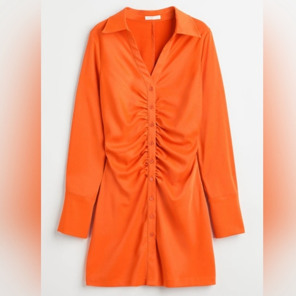 Size large HM draped shirt dress